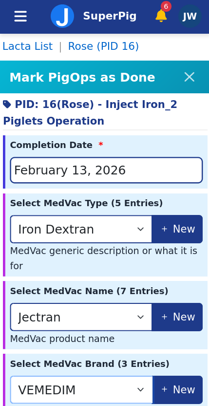 Traceability of Pig Operations